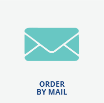 Email icon with text order by mail